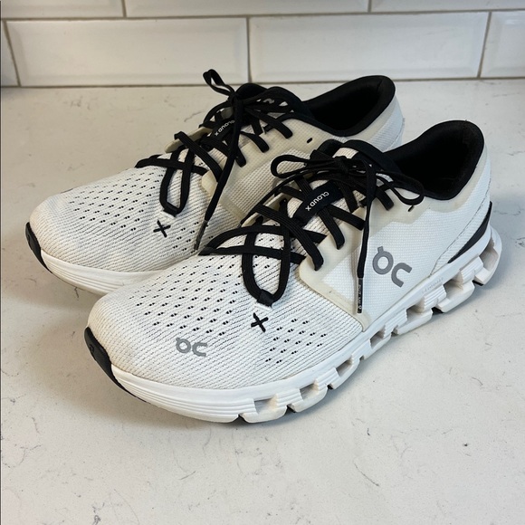 On Running Other - On Running Men's | Cloud X 4 Ivory & Black Athletic Shoes Size 9.5